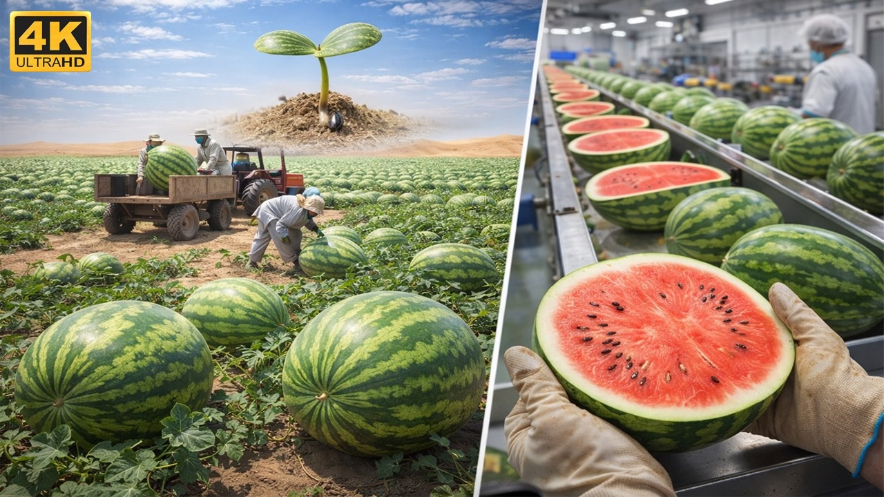 Inside the World’s Largest Watermelon Farm From T