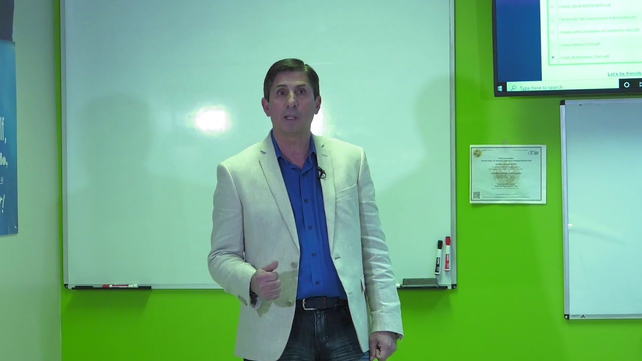 Partnership Realty Ismael Alvarez How to fill out a contract to lease (Online Classes English)