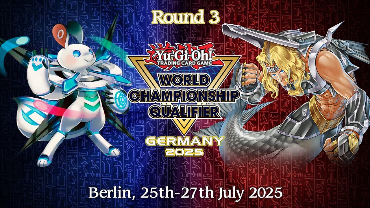WCQ EUROPEAN BERLIN │ Super Quantum VS Atlantean Mermail │ Round 3 Yu-Gi-Oh! July 2025