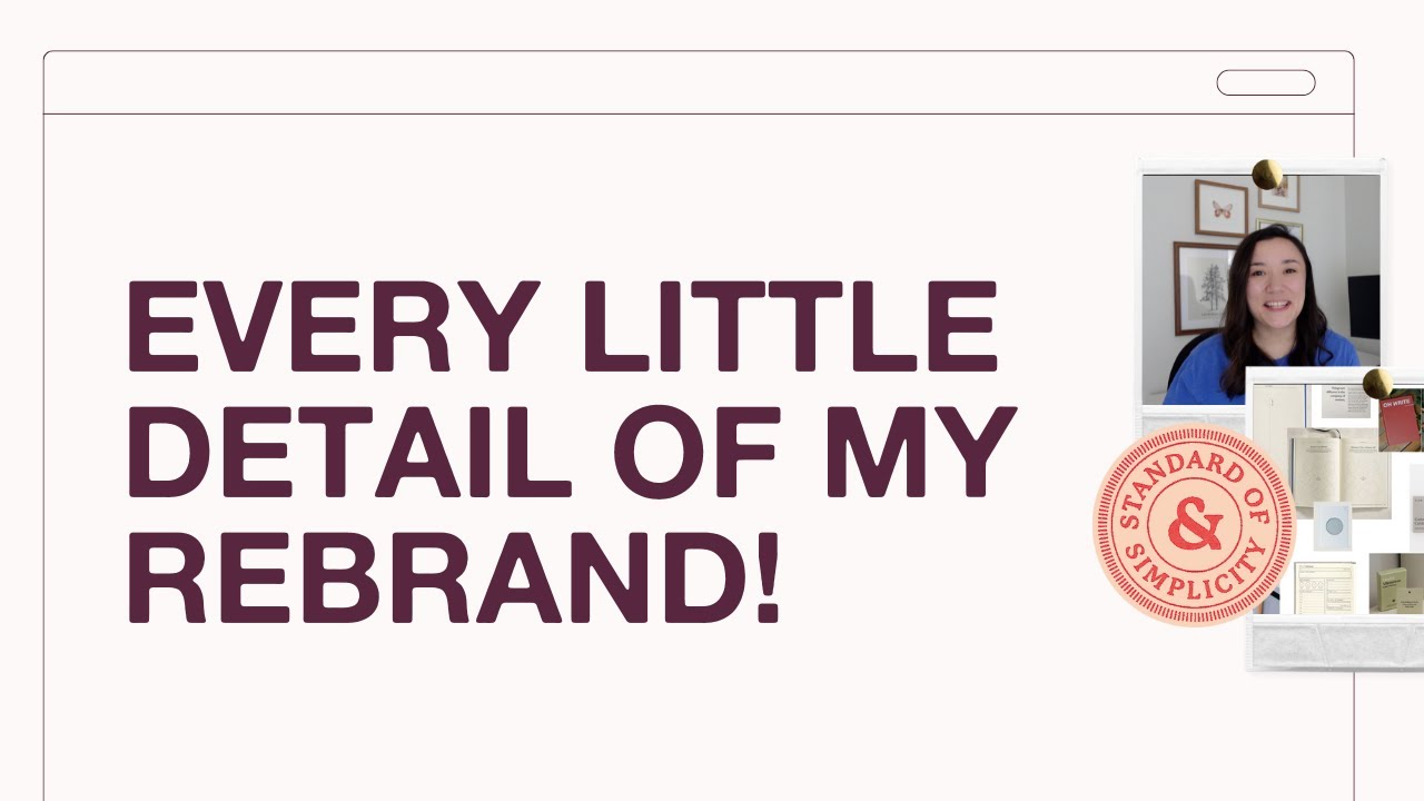 Every Little Detail Of My New Rebrand As A Website Copywriter