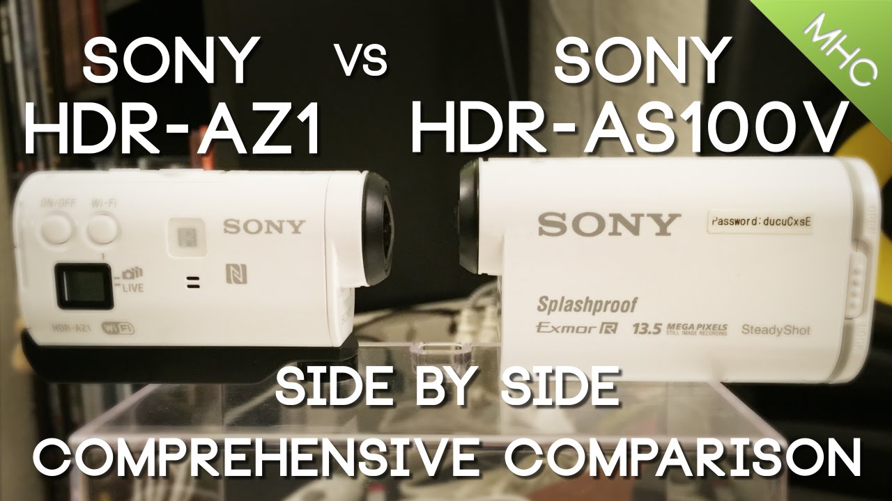 Sony HDR-AZ1 vs Sony AS100V HD