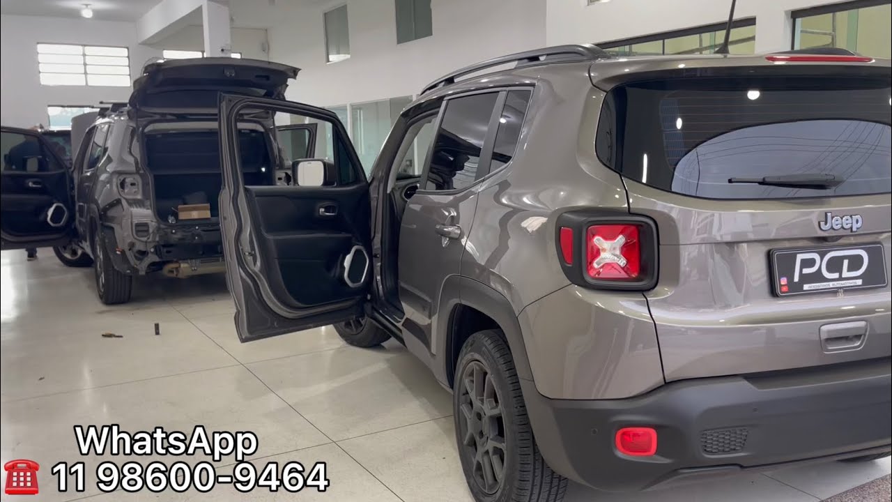 Farol Full Led Original Mopar, Engate Reboque Mopar, Instalação nos detalhes - Jeep Renegade Confira