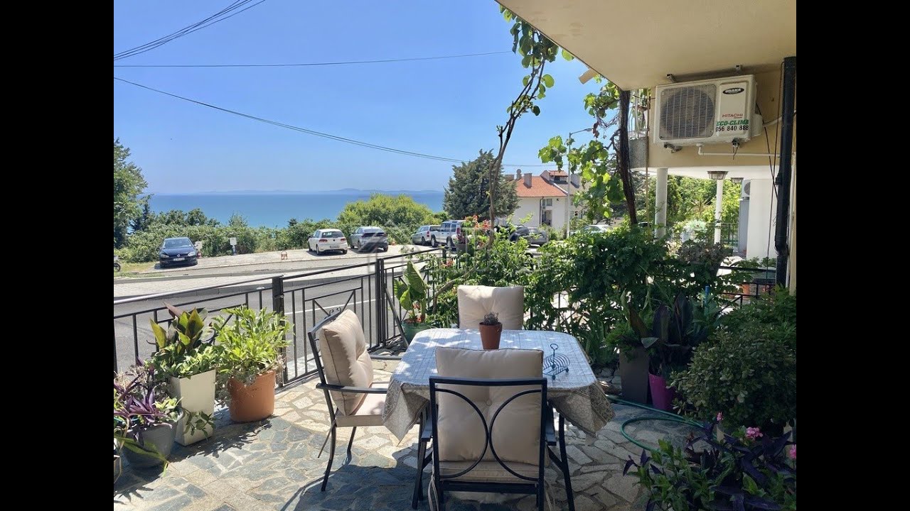 🌊 Sea View 3-Bedroom Apartment – No Maintenance Fee | Sveti Vlas, Bulgaria