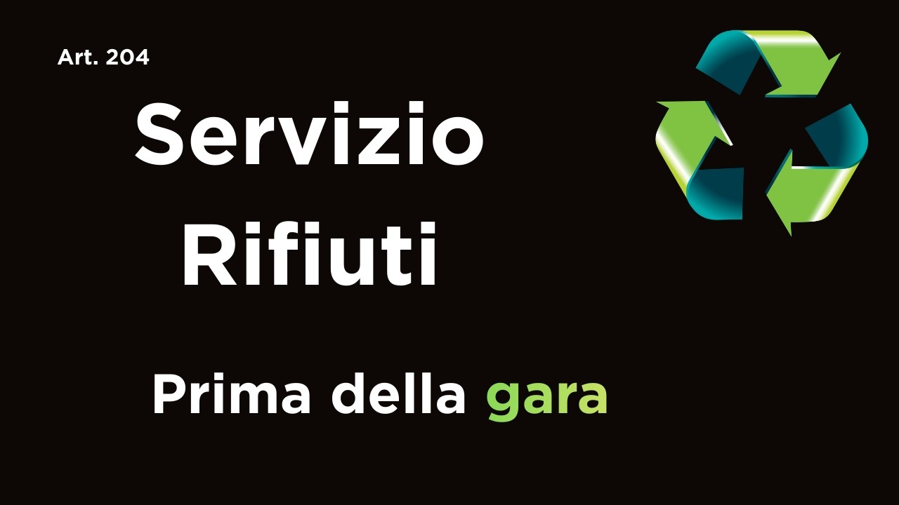 Se cambia la legge sui Rifiuti, il servizio si ferma? (Art. 204 D.Lgs. 152/2006)