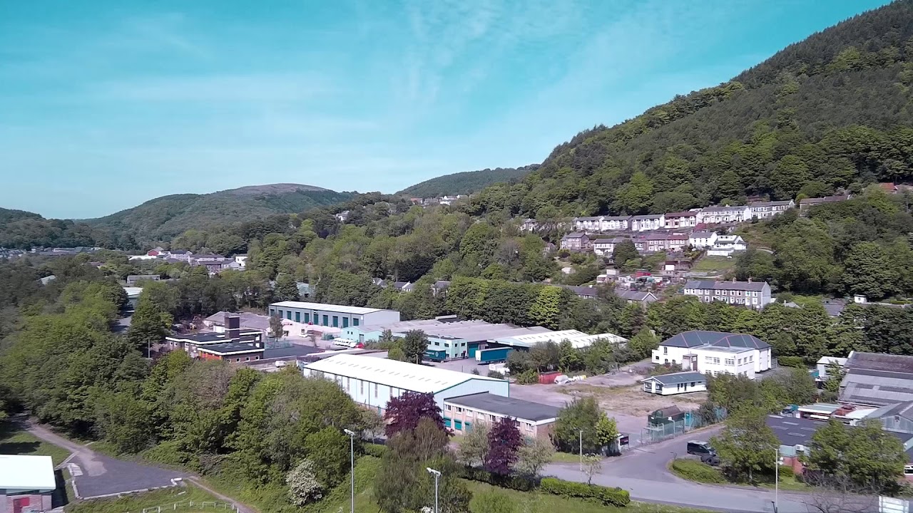 Hubsan X4 Pro H109S drone footage Abercarn, Newport, South Wales