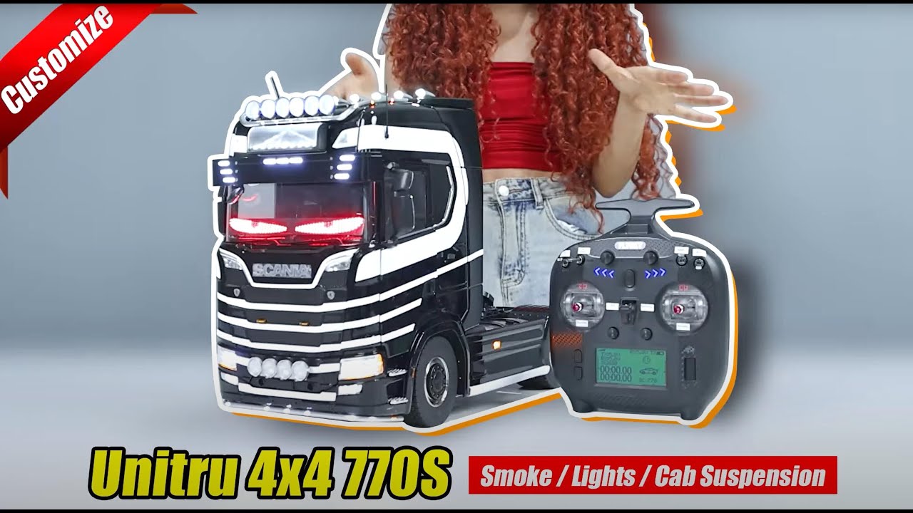 DEVIL EYES FEATURE ON 1/14 SCALE 4X4 TRACTOR TRUCK BUILD