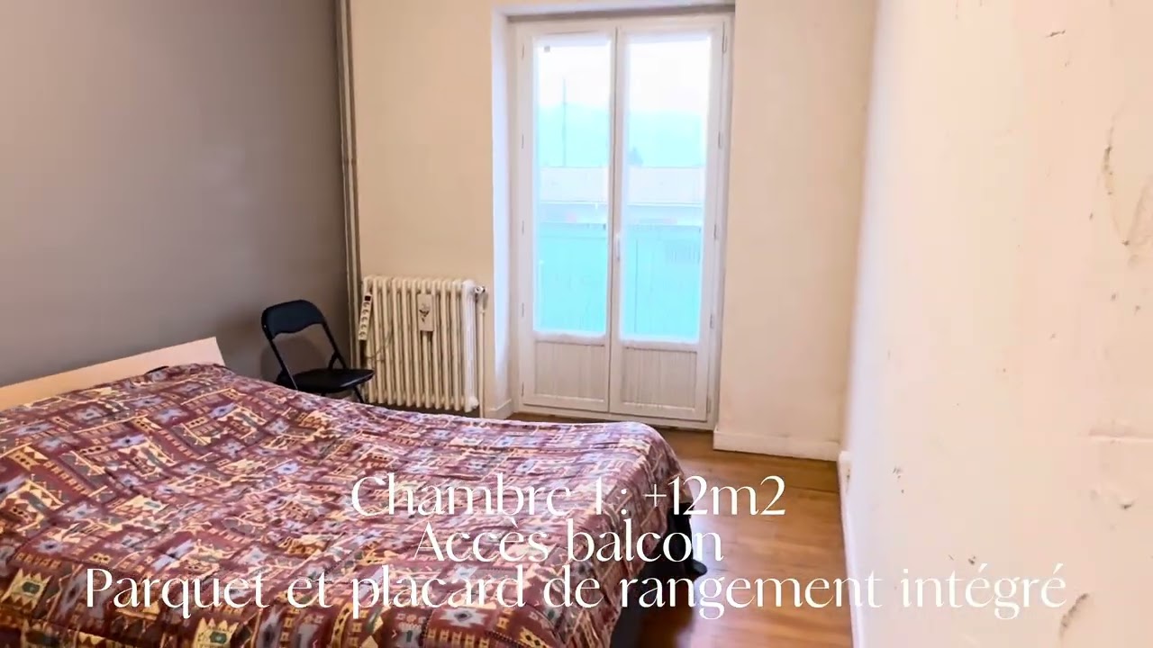Appartement T4 - 82m2 - Saint jean de muzols - Balcon - Grande cave