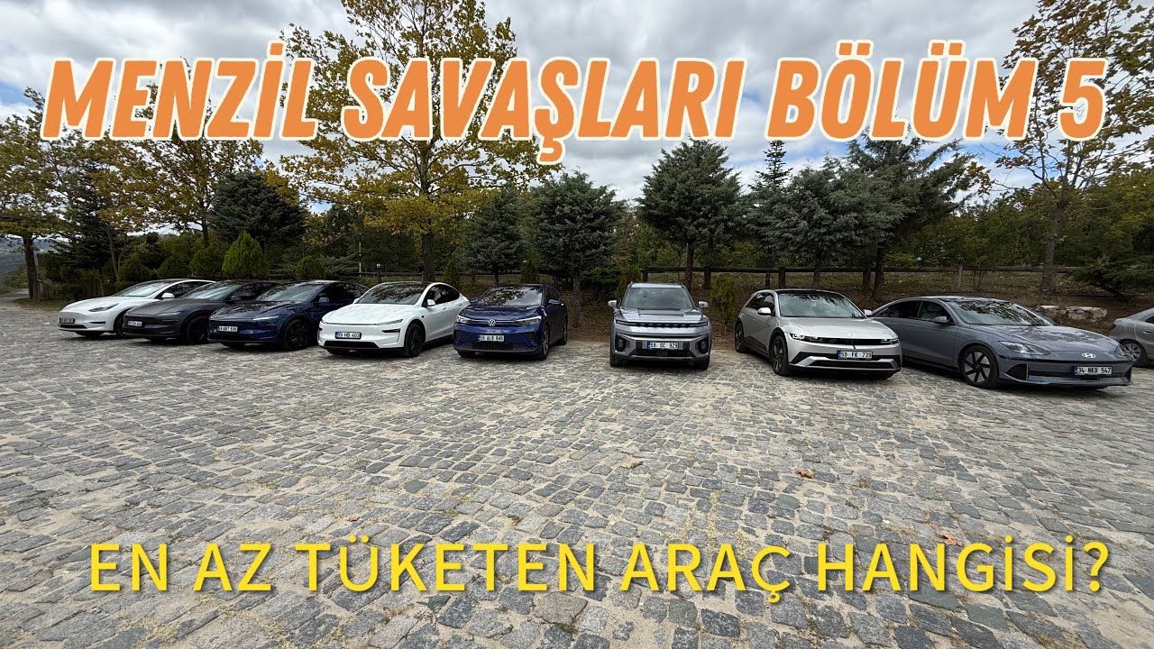 EN AZ TÜKETEN ELEKTRİKLİ  ARAÇ HANGİSİ TESLA MODEL Y JUNIPER İONİQ5 İONİQ6 TORRES EVX VOLKSWAGEN İD