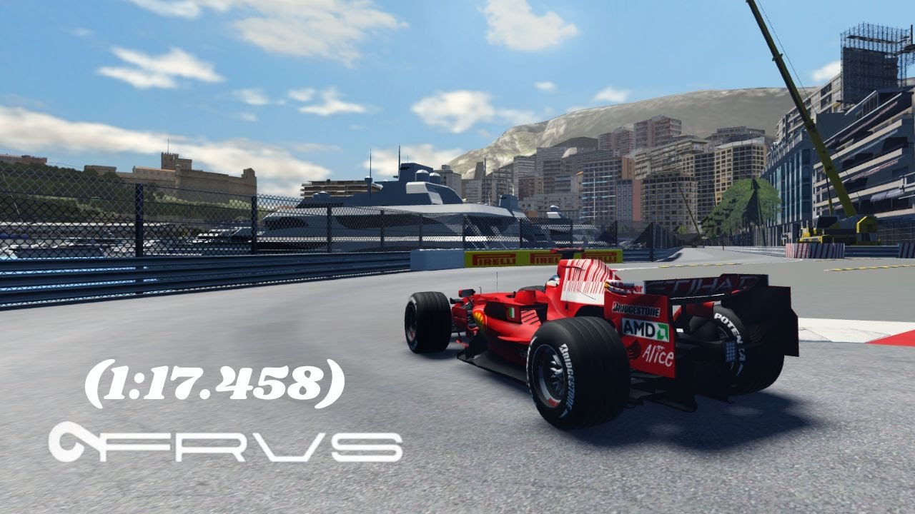 [Formula V8 Racing Series Roblox] Monaco Hotlap (1:17.458)
