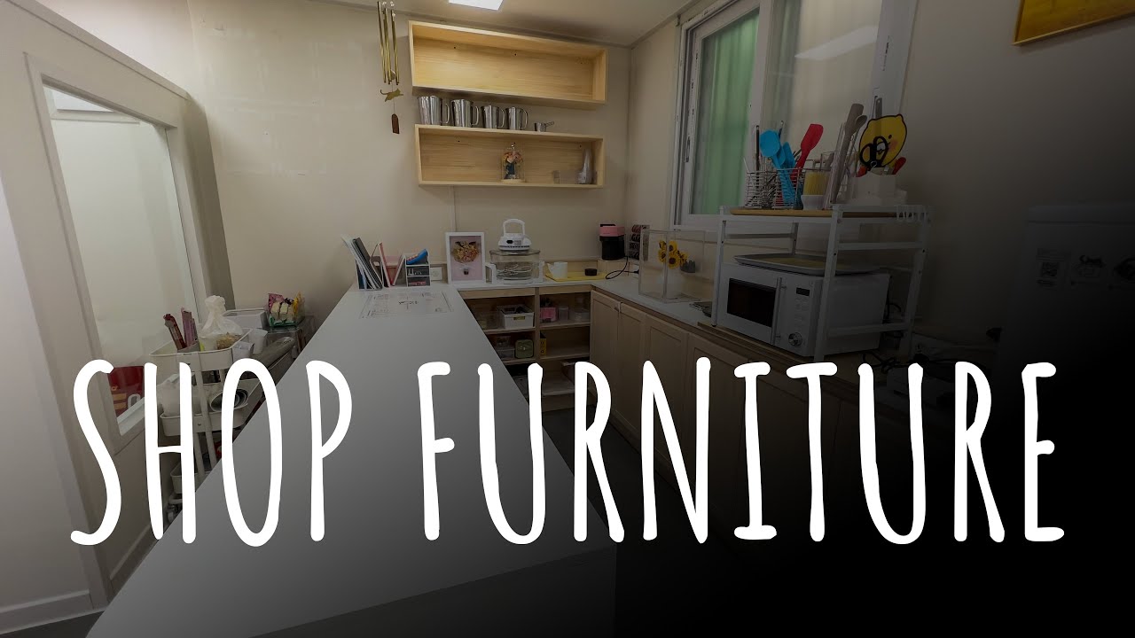 Crafting custom shop furniture for a local soap maker's studio | 비누공방 샵가구 제작 의뢰가 들어왔다!