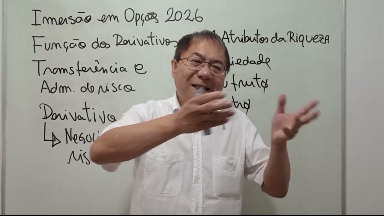 1. Função dos derivativos e os 4 Atributos da Riqueza. Imersão em Opção 2026 .