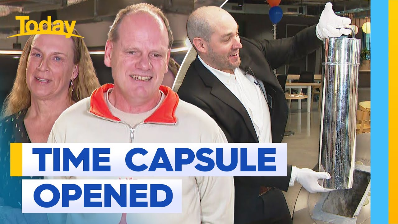 Time capsule opened after 40 years buried underground | Today Show Australia