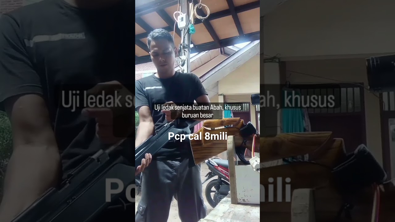 uji ledak PCP biggame cal 8mili, per shoot 500psi