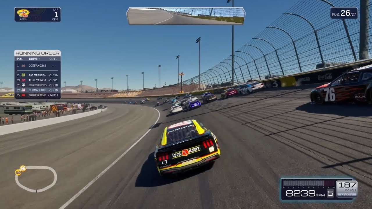 #nascar25 Vegas Online Event Race