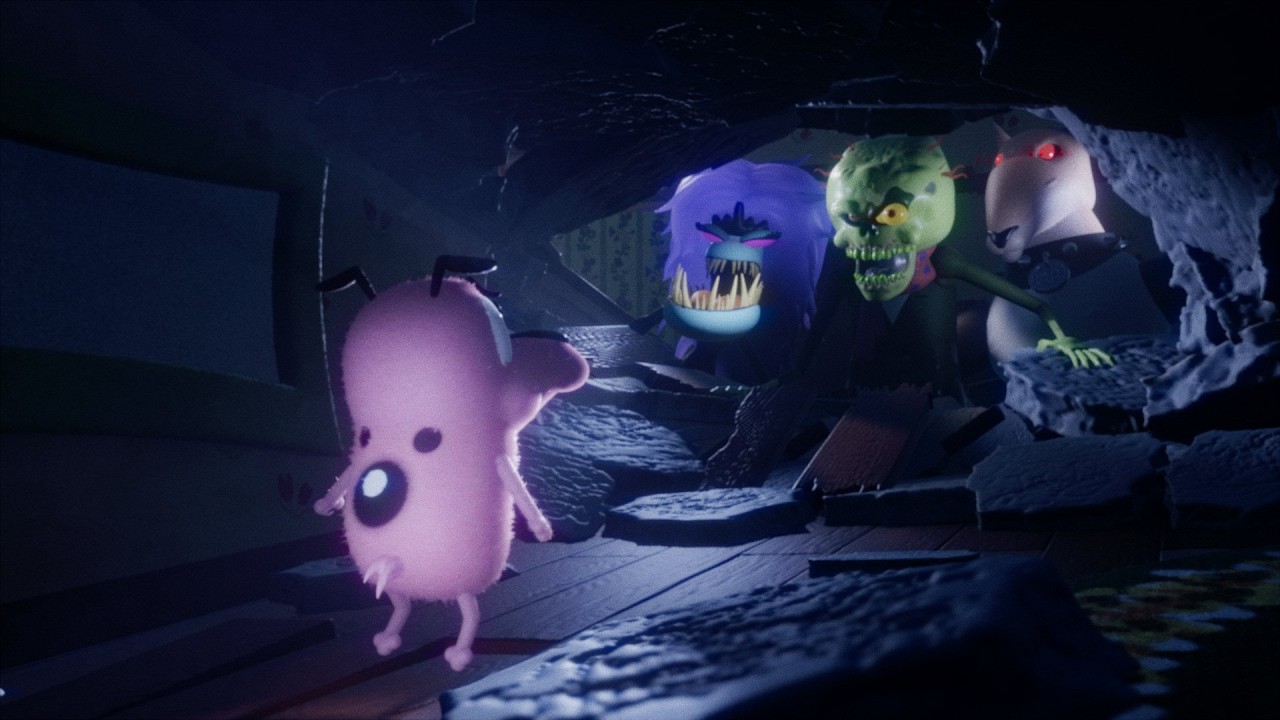 COURAGE The Cowardly Dog: House of Revenge - Full Playthrough In Dreams PS5, PS4 Pro, PS5 Pro, PS4 🐶