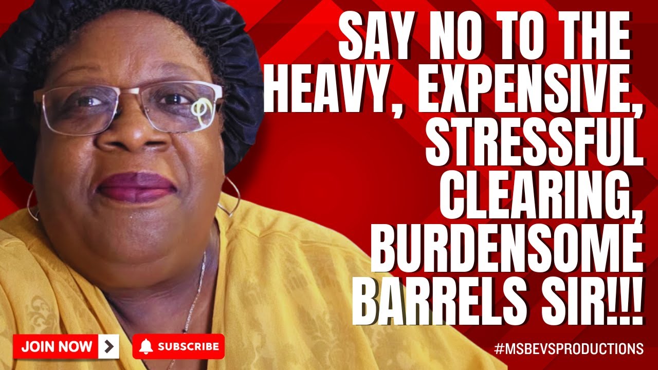 @Colazsmithtv ....Say No To The Heavy, Expensive, Stressful  Clearing,  Burdensome Barrels Sir!!!