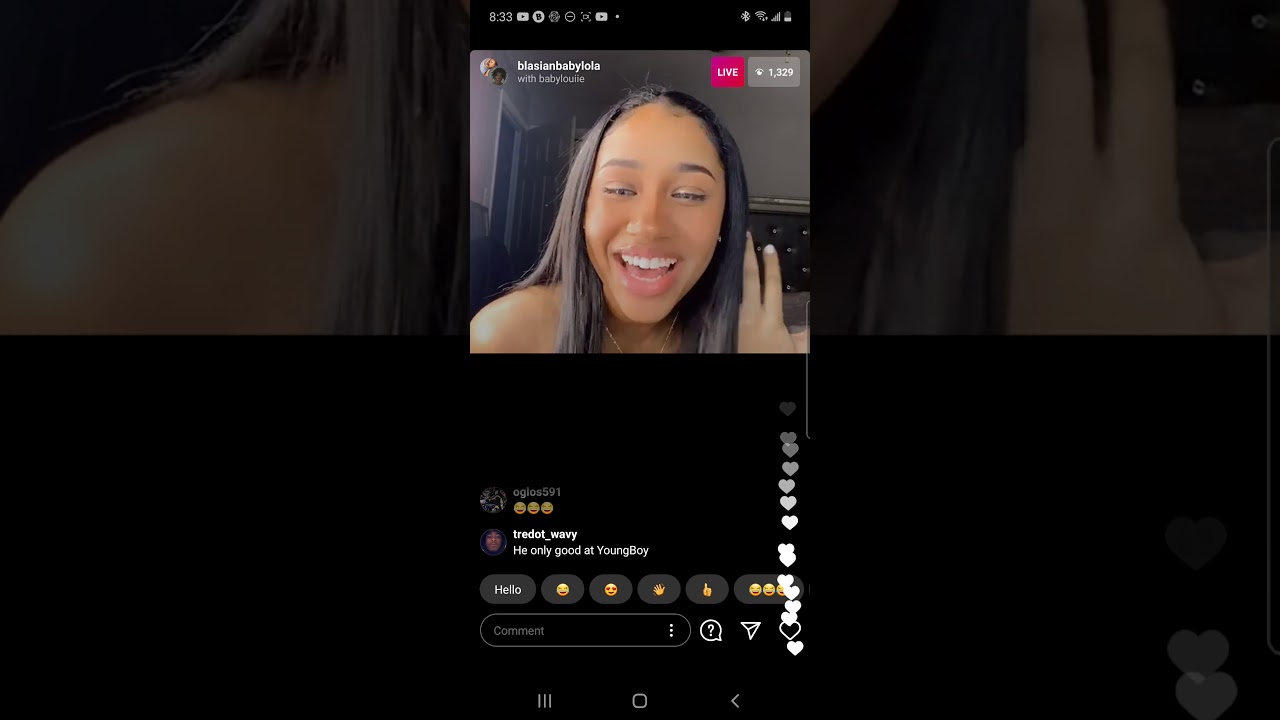 Blasianbabylola Goes Live With  Babylouiie Sound Like NBA Youngboy ( funny ) 🤣🤣🤣
