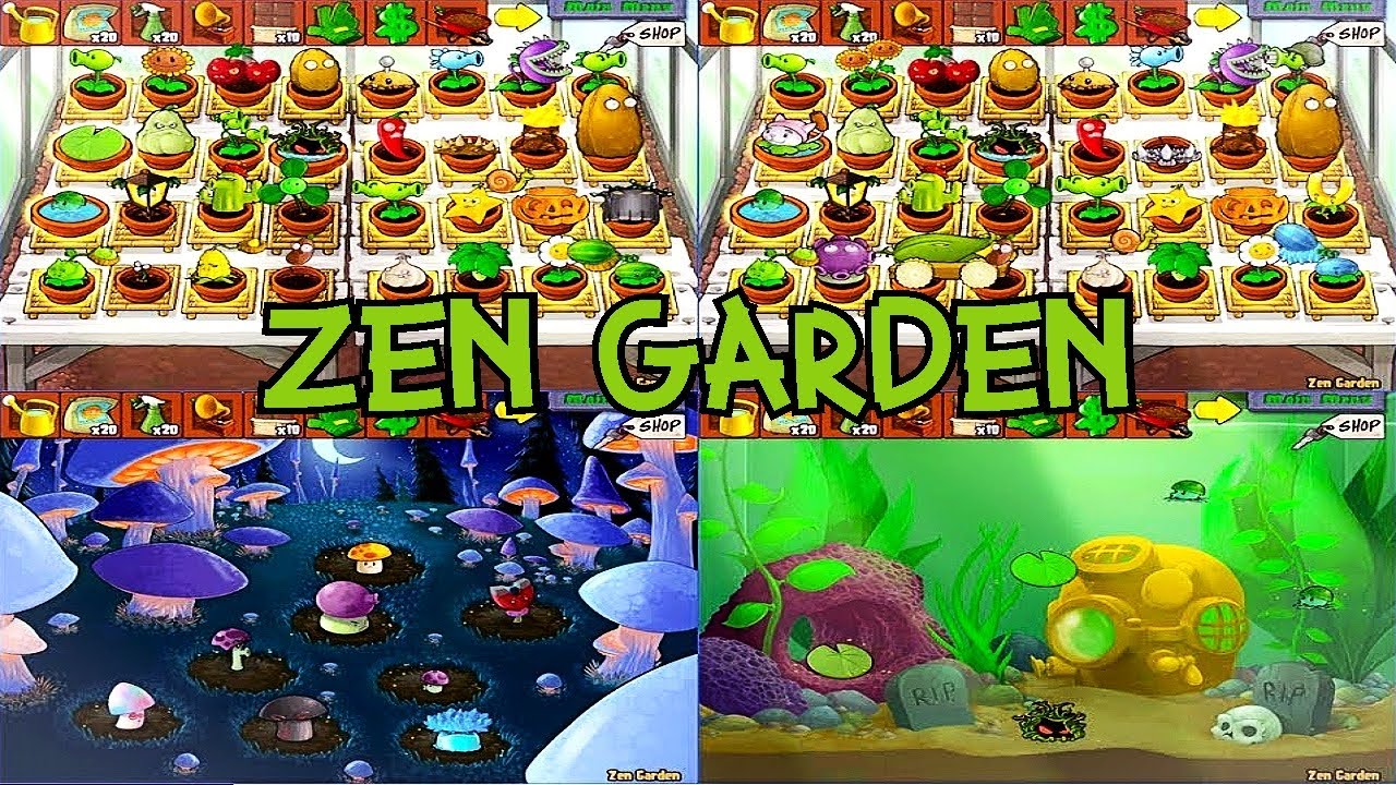 🎮Full Game || Zen Garden || Plants Vs Zombies