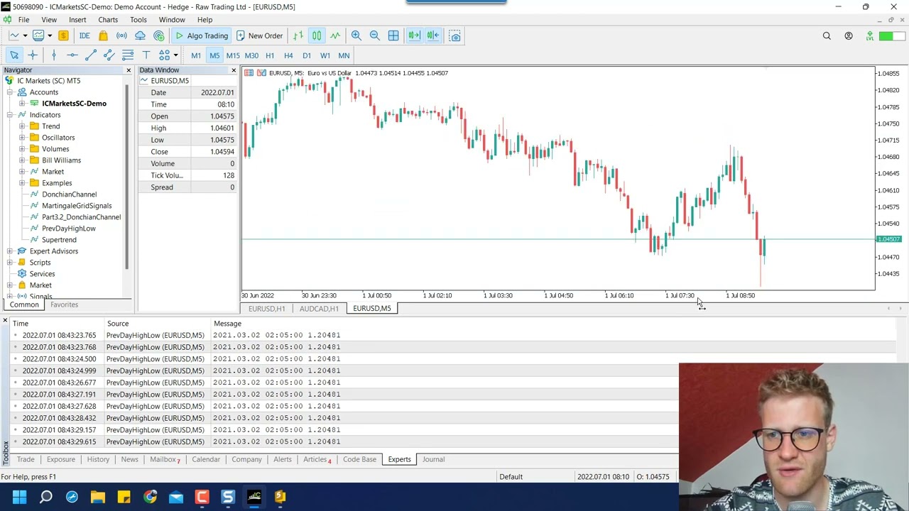 MT5 Indicator Programming Tutorial - Find Previous Day Highs and Lows Easily