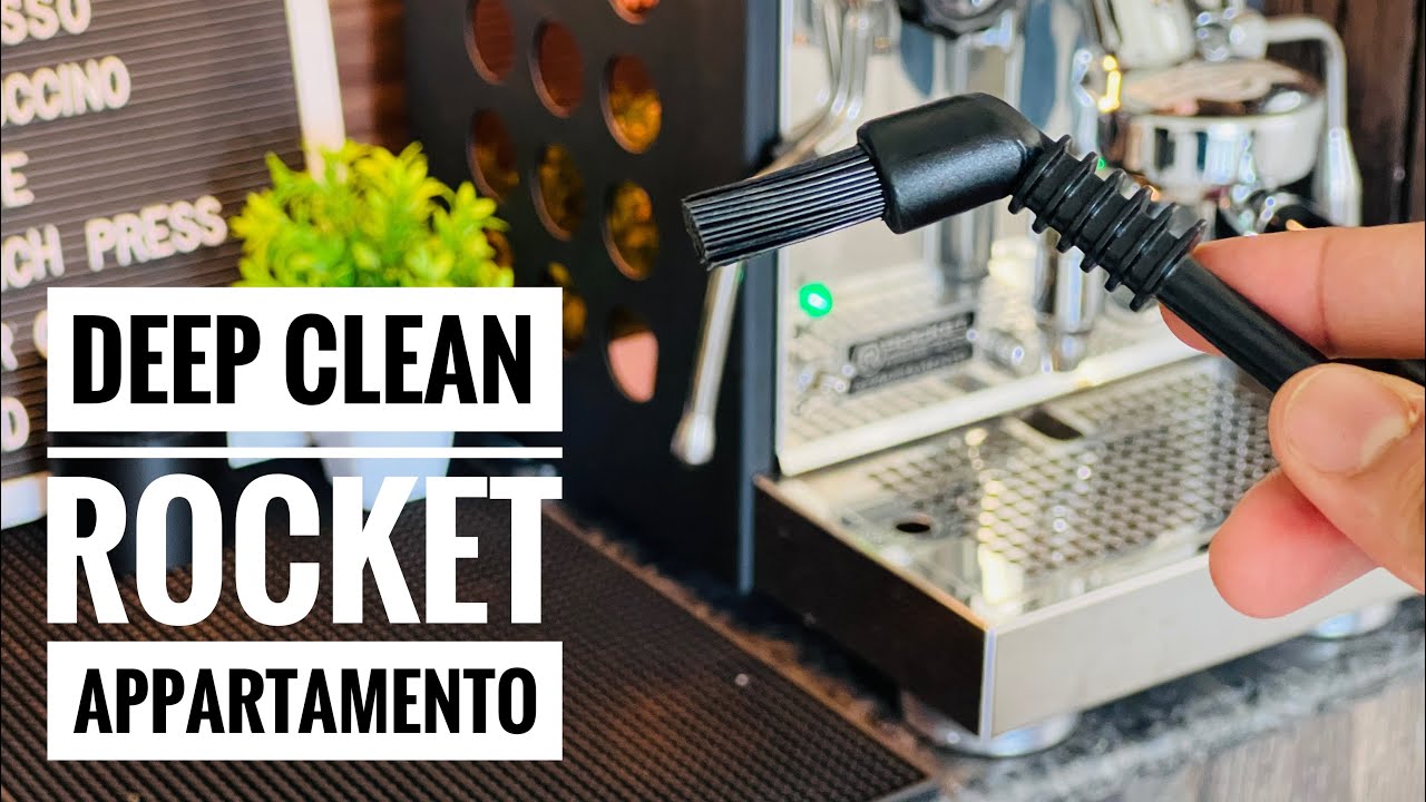 CLEAN YOUR ESPRESSO MACHINE! How to clean your Rocket Appartamento