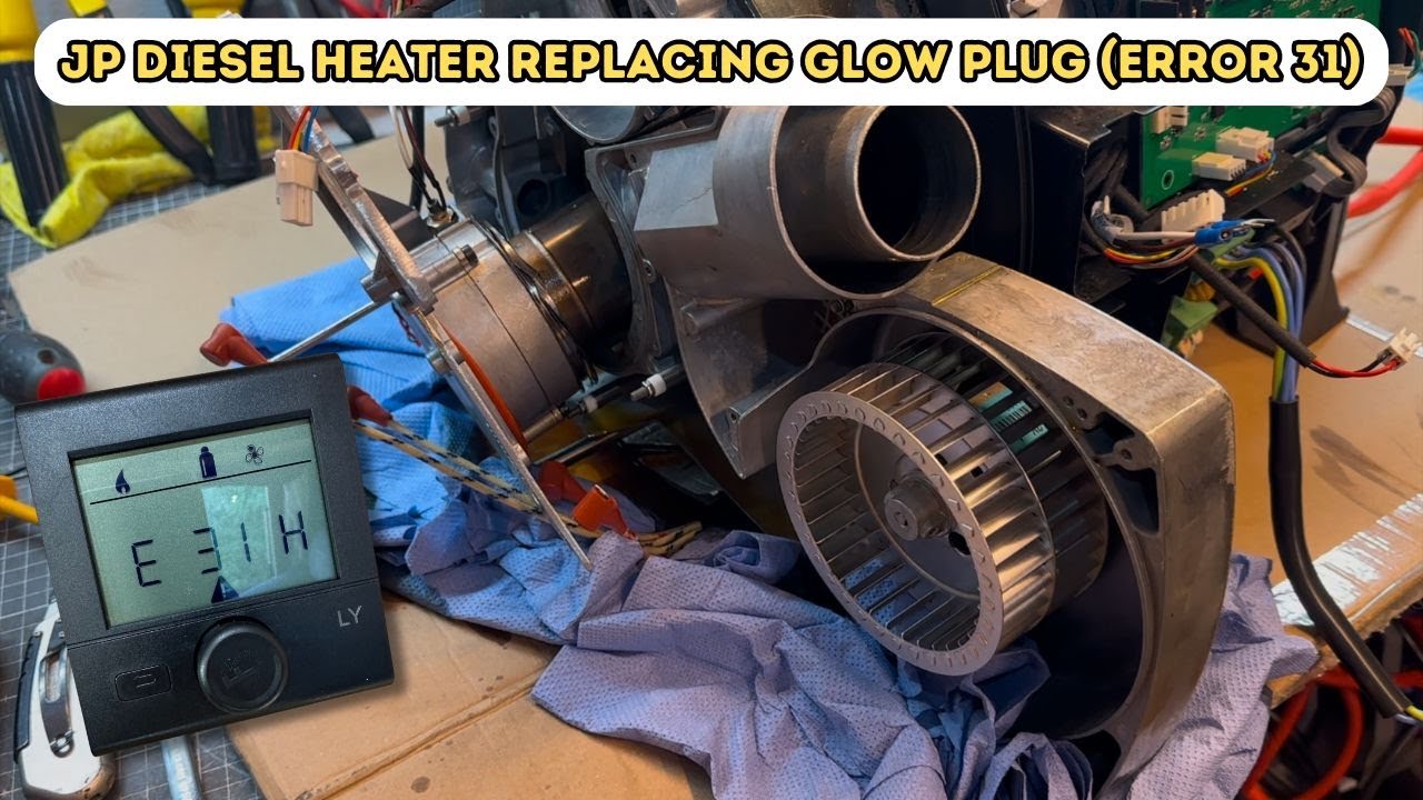 JP Diesel Heater - Replacing Glow Plug (Error 31)