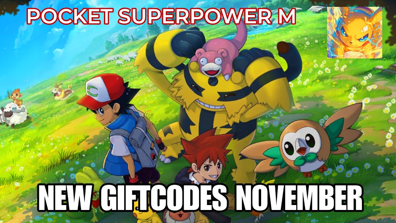 Pocket Superpower M & New Giftcode November - New Redeem Code Pocket Superpower M November