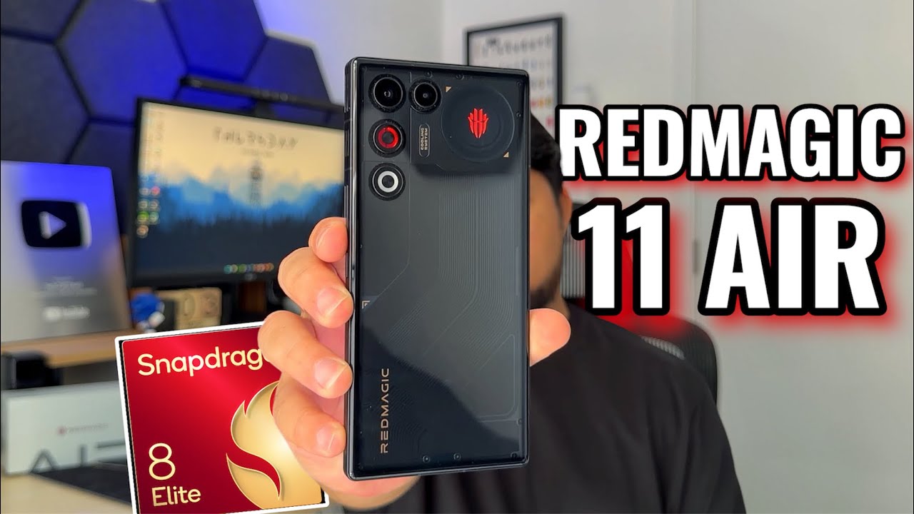 REDMAGIC 11 AIR CELULAR GAMER FINO, ELEGANTE E PODEROSO! UNBOXING E PRIMEIROS TESTES! 