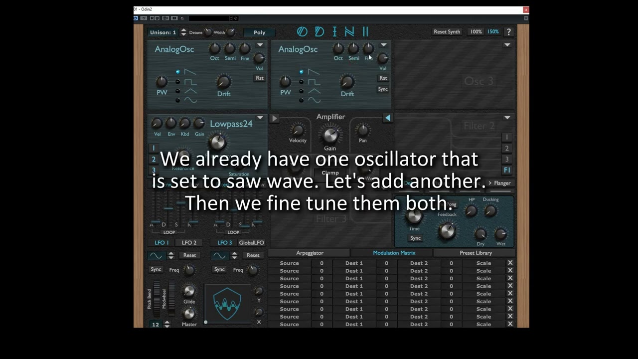 Basic synth programming - Creating some patches