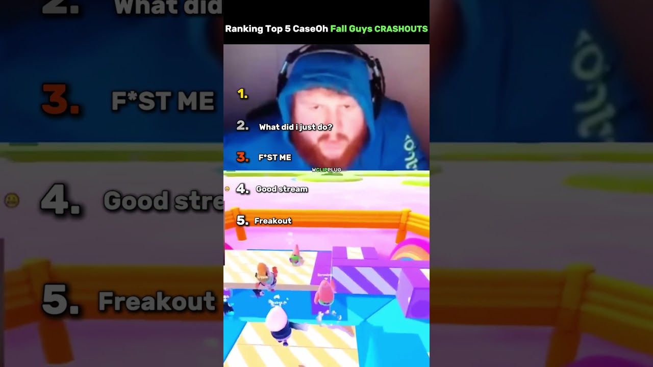 Рейтинг лучших кейсов: моменты RAGE из Fall Guys😡🔥