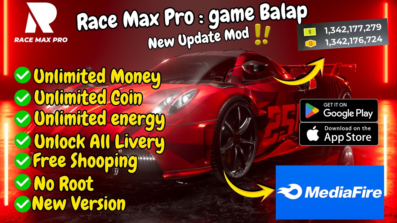 Akhirnya Ketemu! Race Max Pro MOD Unlimited Money (No Password!)