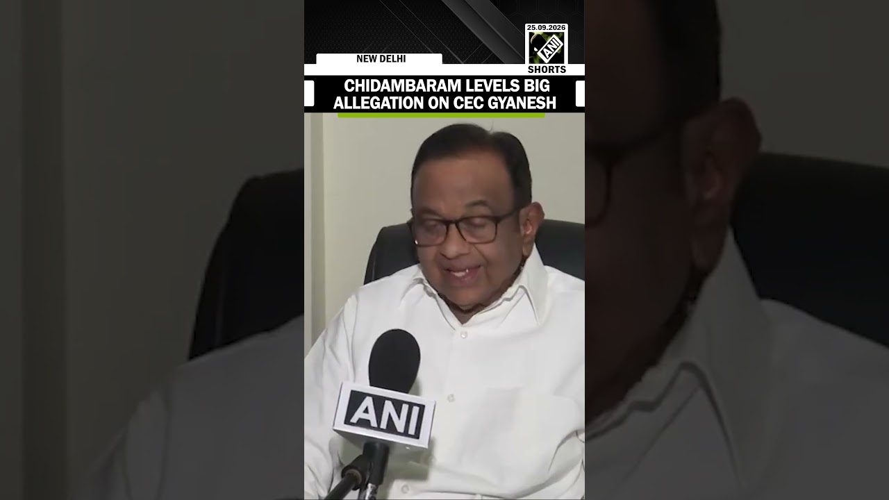 CEC represents BJP: Congress leader P Chidambaram makes big allegation against CEC Gyanesh Kumar