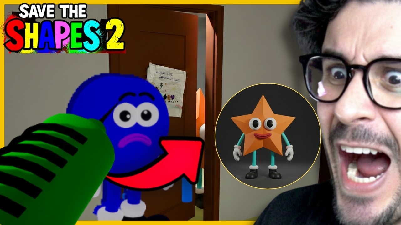 DESCOBRI A PORTA SECRETA DO CAPITULO 2 COM NOVOS ITENS SAVE THE SHAPES CAPITULO 1 NOVO MASCOT HORROR