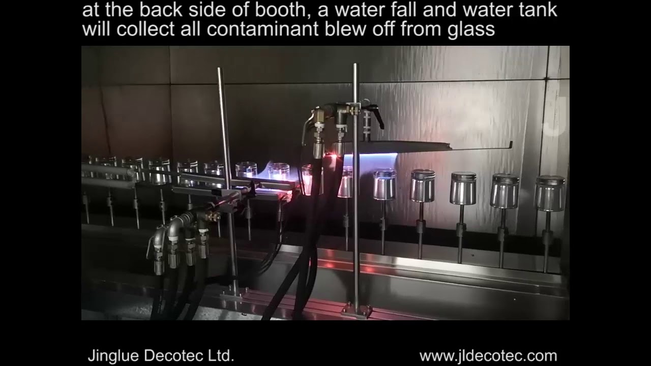 Compact & Economic Spray Painting Line for Glass Bottle & Jars