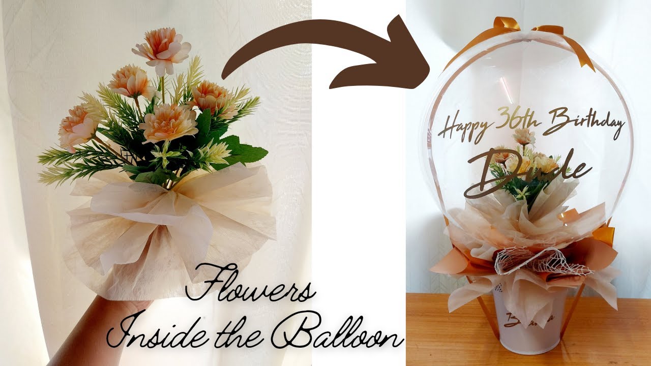 How to Place Flowers Inside a Bobo Balloon