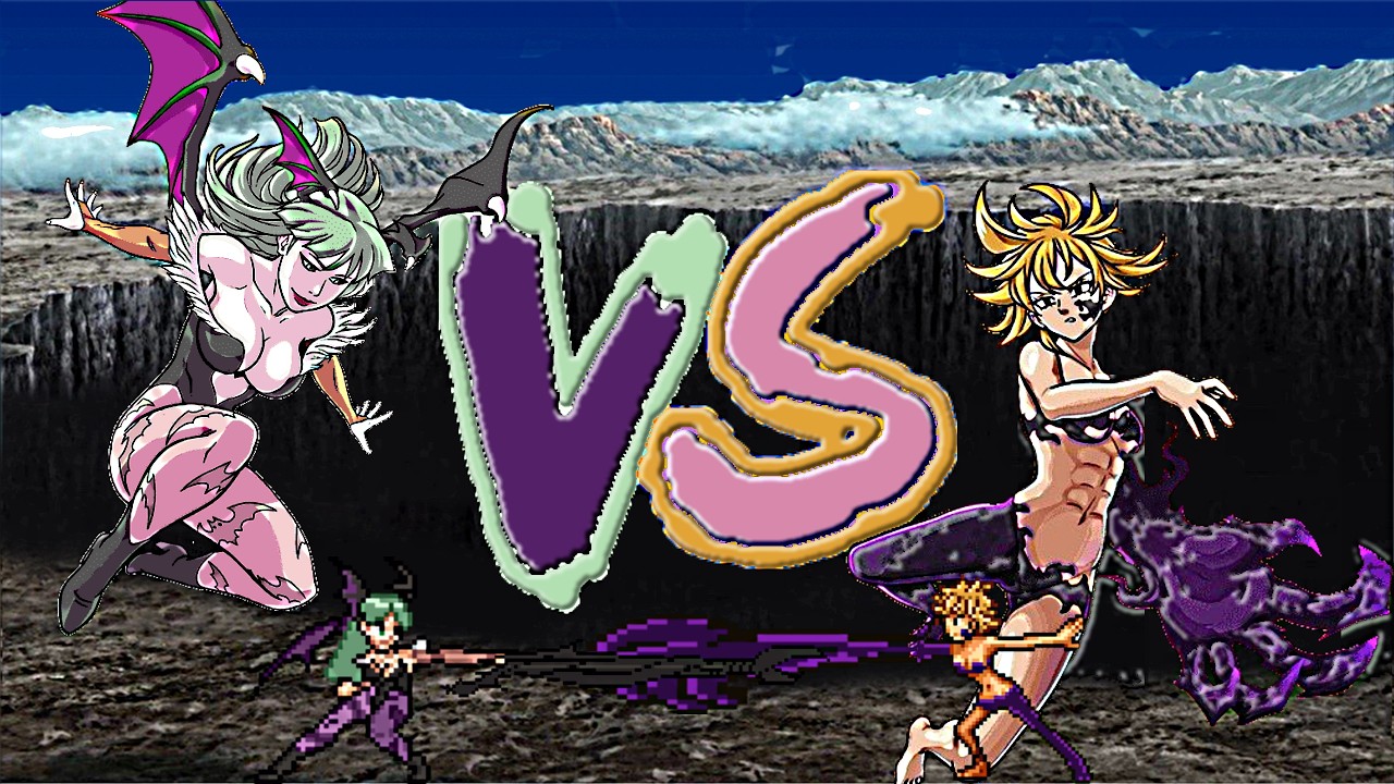 Derieri Vs Morrigan Aensland (The Seven Deadly Sins vs Darkstalkers) Mugen