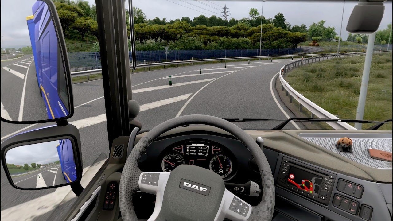 4K Realistic Ultra Mod Graphic DAF XF Euro Truck Simulator 2 1.58 Snowymoon Mod Gameplay