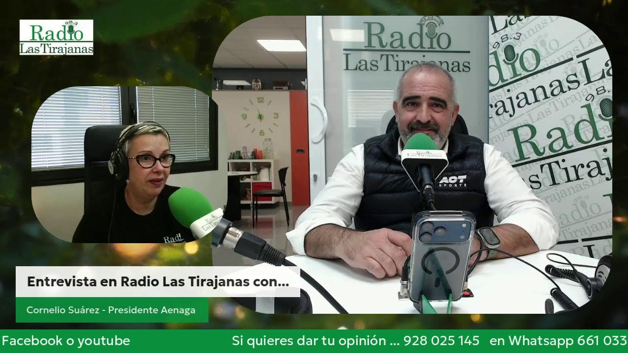 🎙️✨ Esta tarde tenemos una cita imprescindible con Aenaga