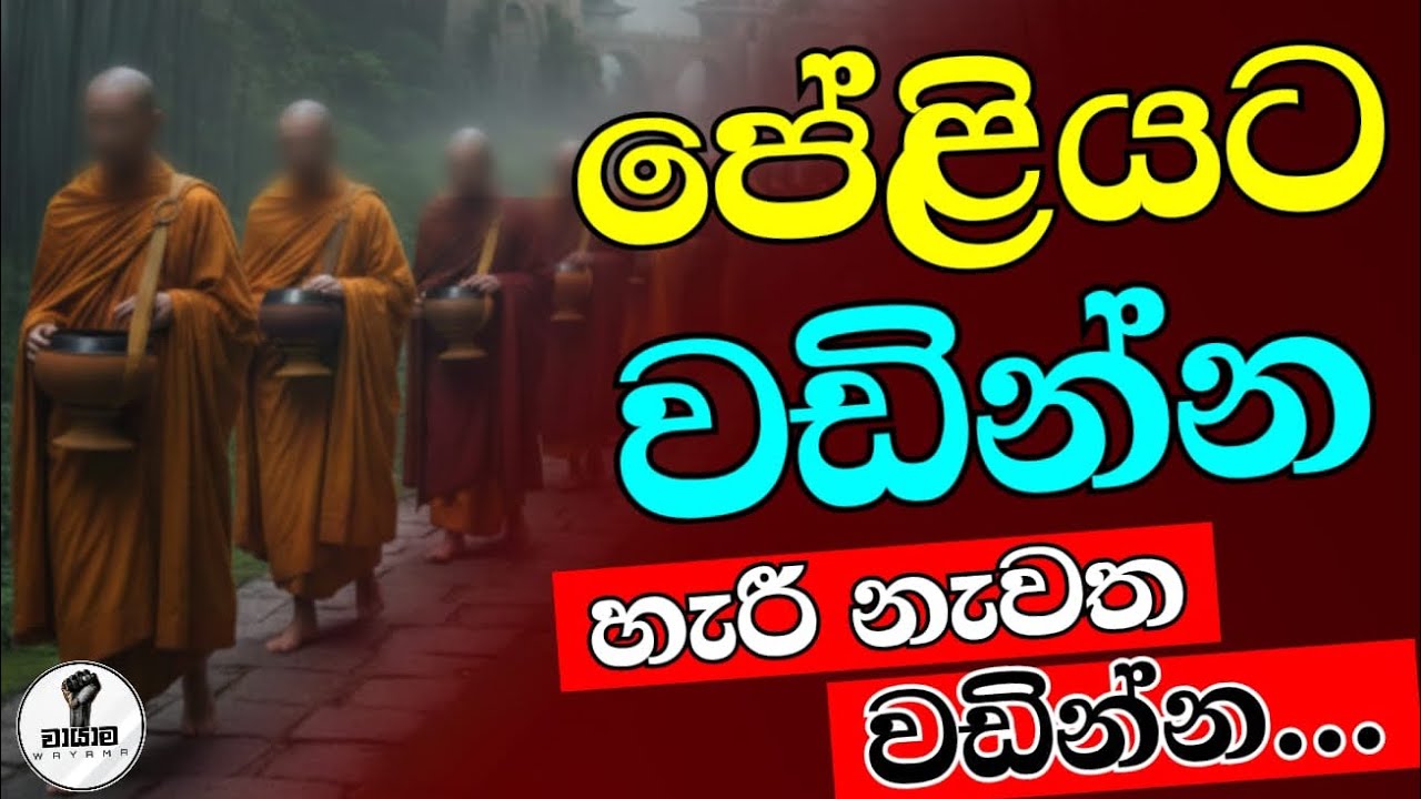 සම්මා සතිය උපදවාගෙන වඩින්න...Chandana Kariyawasam  @Wayama- 