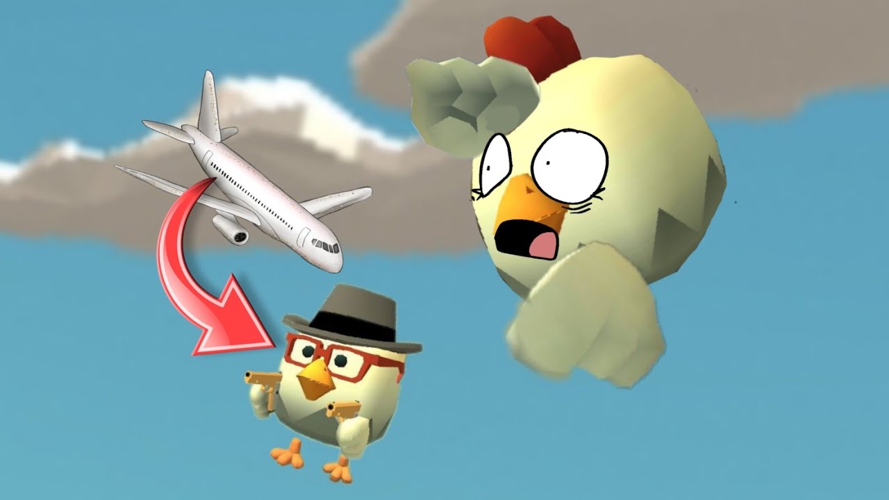 Я сделал рабочий самолет в chicken gun! Не фейк!