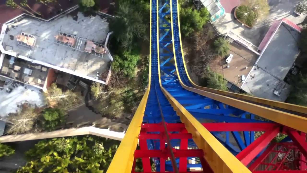 Superman Escape From Krypton POV Six Flags Magic Mountain