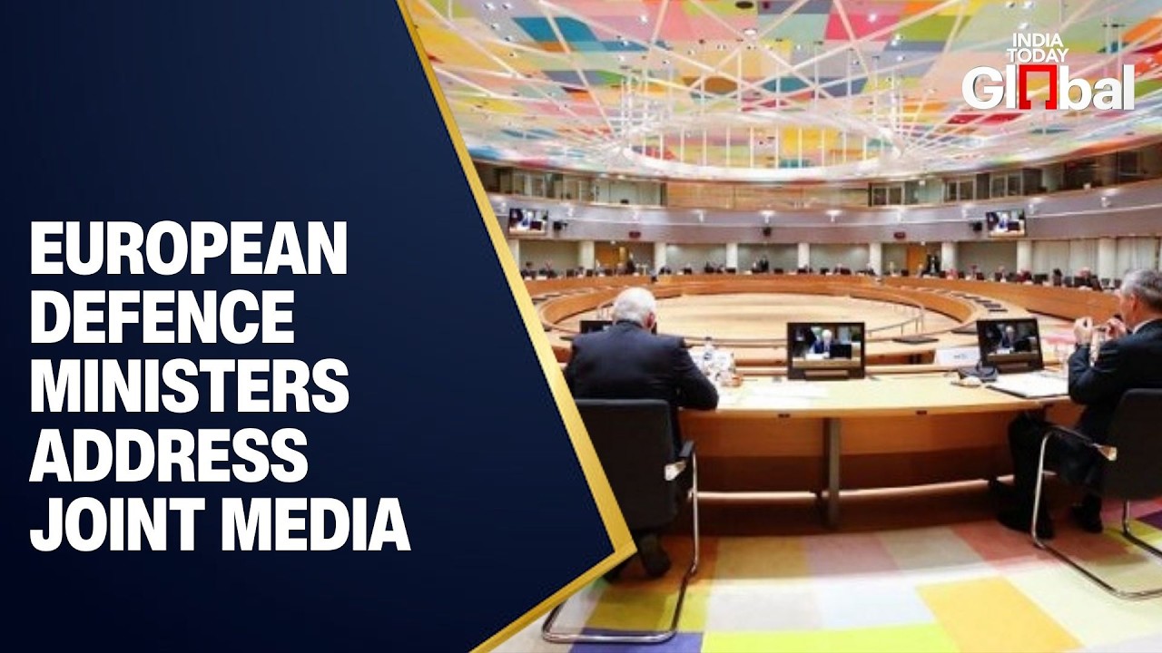 LIVE: Defence Ministers of France, Germany, UK, Italy & Poland Brief Media