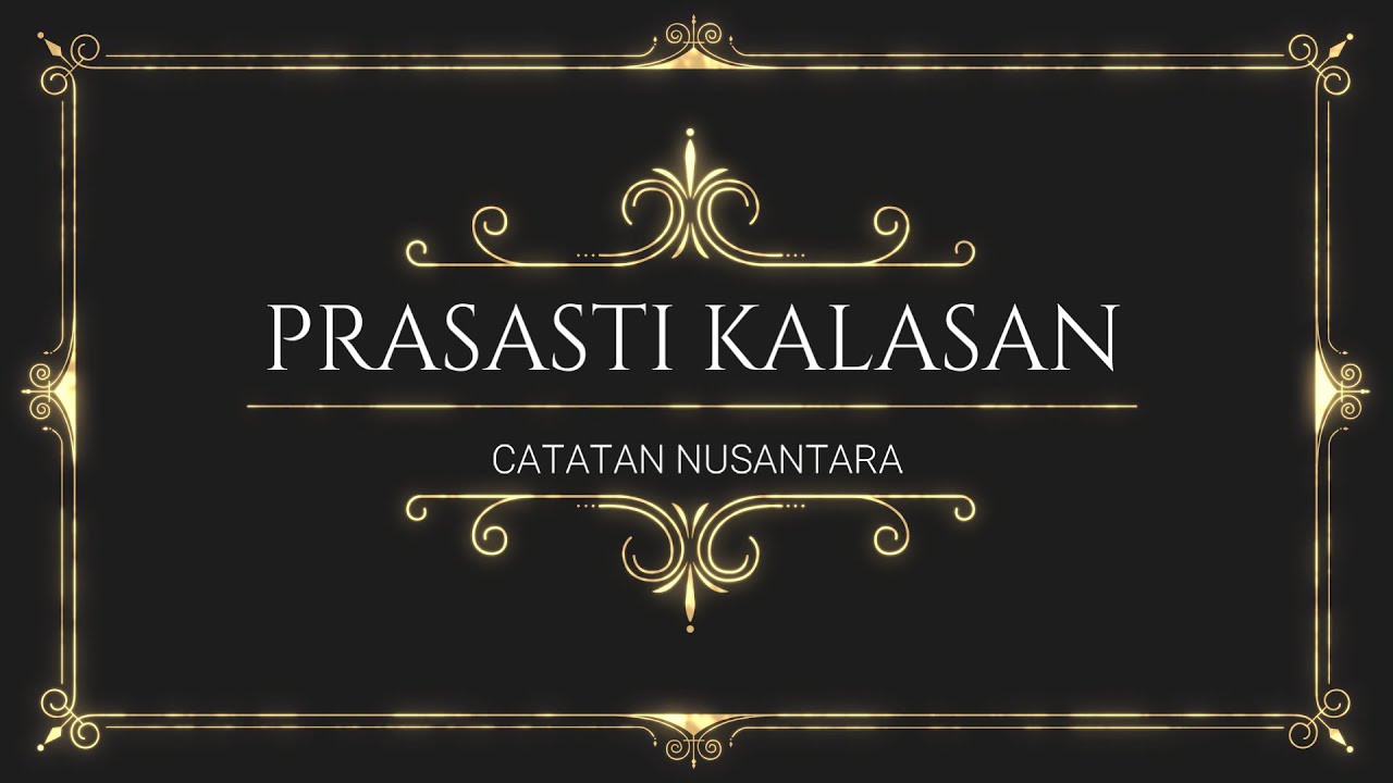 PRASASTI KALASAN