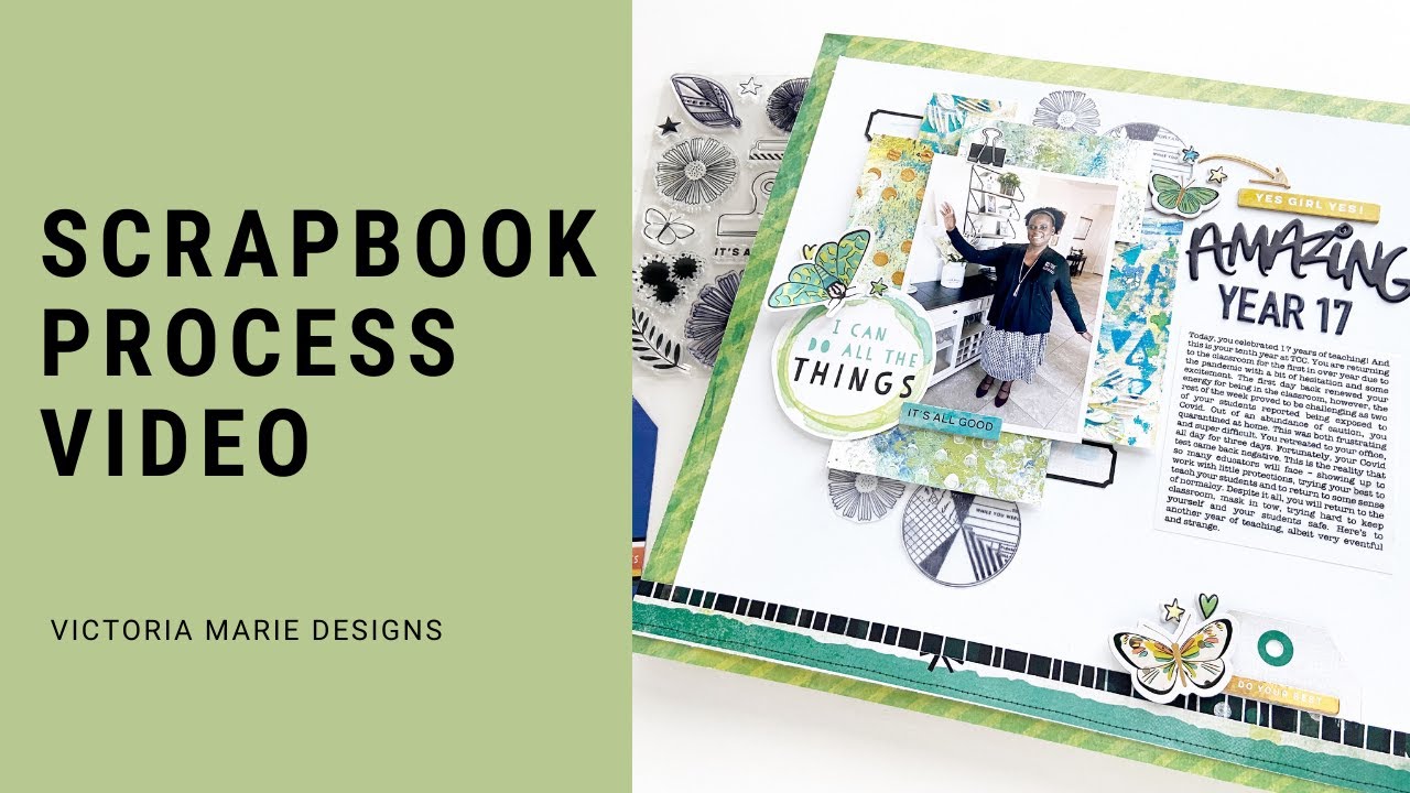 How to Create Mixed Media Collages for Scrapbook Layouts!