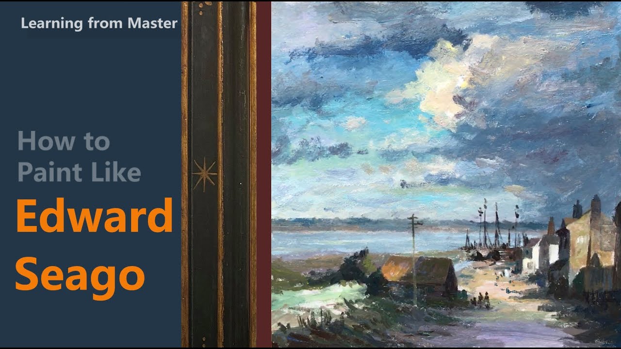 How to Paint Like Edward Seago | Acrylic Painting | Impressionist Landscape