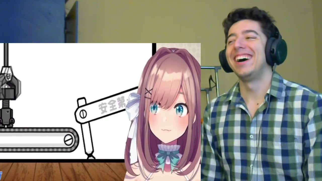 Reacting to Suzuhara Lulu mental breakdown moment (Rhythm heaven)| Nijisanji Reaction