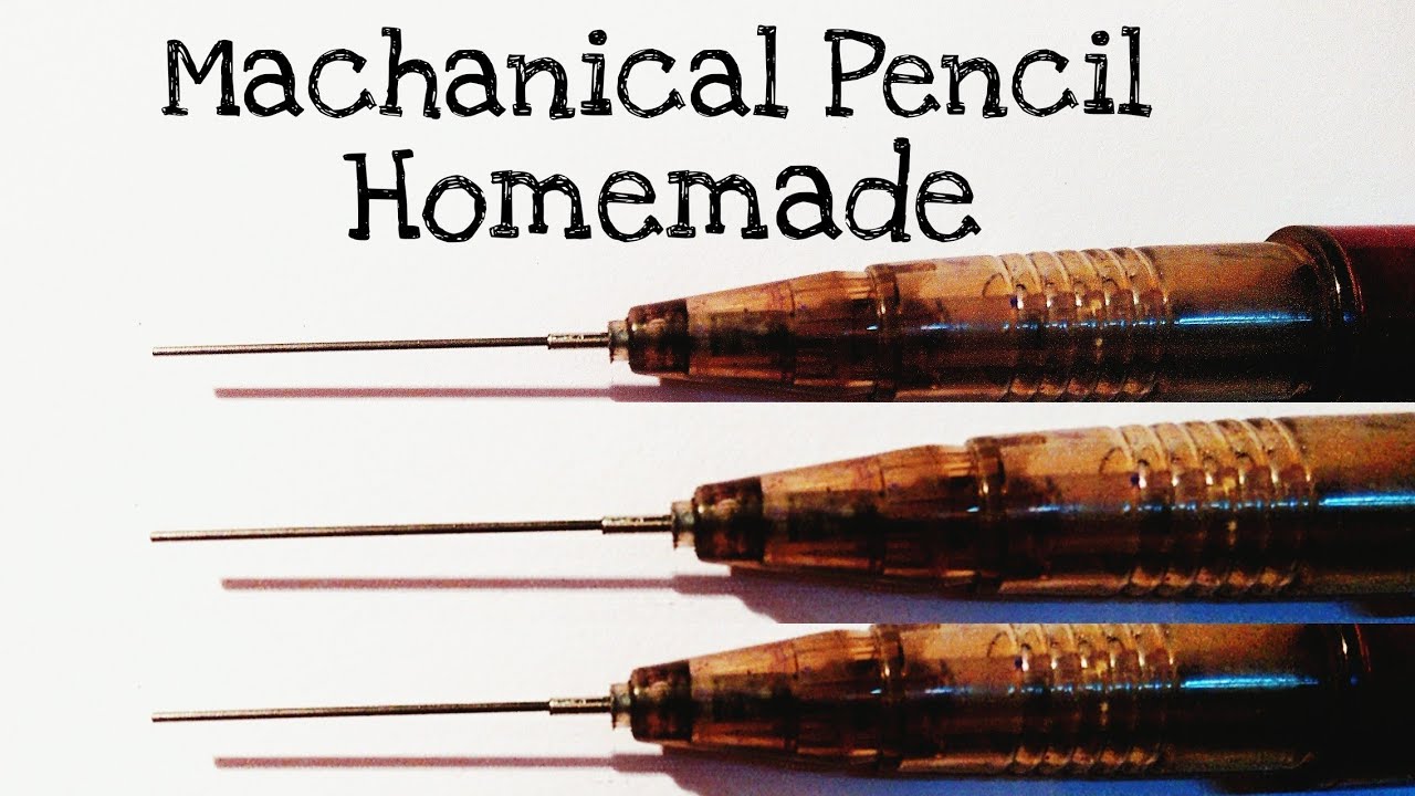 How to Make Homemade Mechanical Pencil//Mechanical Pencil Making at Home using Inkless Pen Refill.