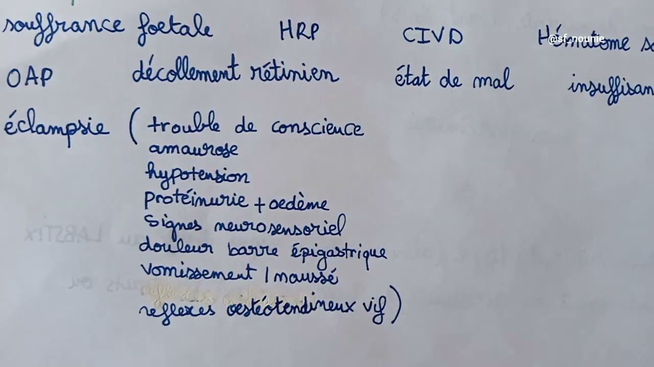 Obstétrique path : HTA et grossesse 🩺