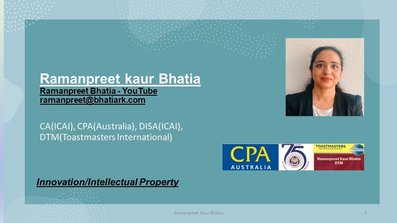 Innovation and Intellectual Property