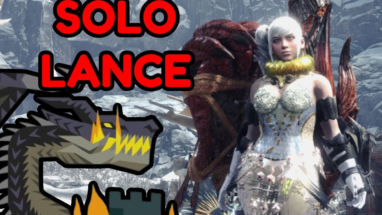 Fighting Fatalis With Lance In Monster Hunter Iceborne