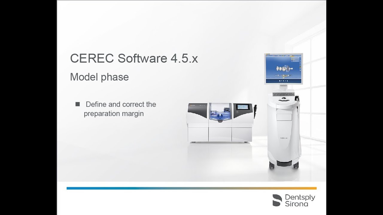CEREC SW 4.5.x Definition of the preparation margin
